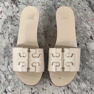 Tory Burch Ines Wedge Leather Slide